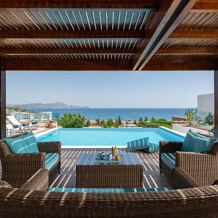 Villa Milena With Private Pool, Vlicha Beach Lindos Kültér fotó
