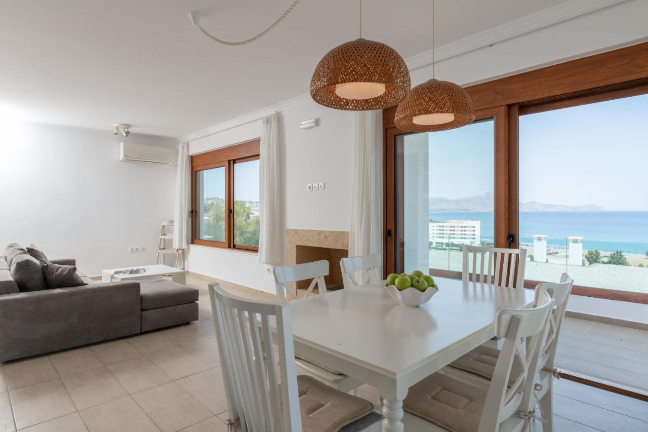Villa Milena With Private Pool, Vlicha Beach Lindos Kültér fotó