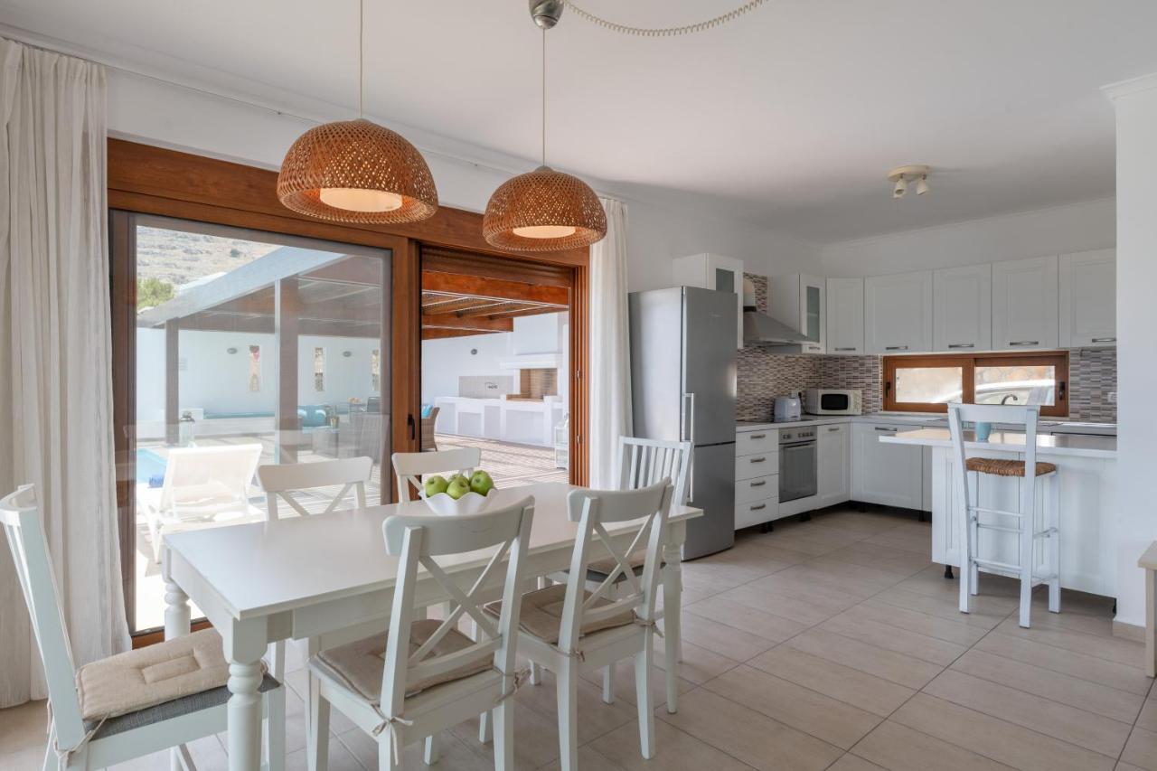 Villa Milena With Private Pool, Vlicha Beach Lindos Kültér fotó