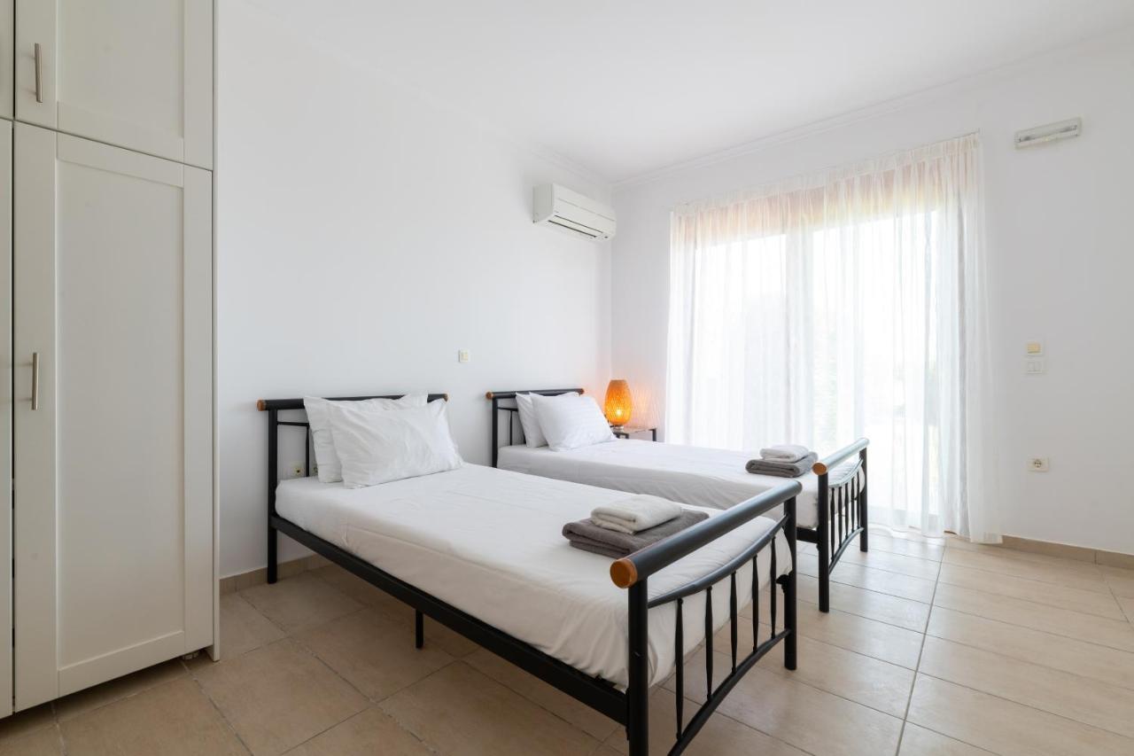 Villa Milena With Private Pool, Vlicha Beach Lindos Kültér fotó